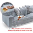 thumbnail image 4 of keepw Office PVC Anti-scratch Waterproof Couch Covers Living Room Bedroom Balcony Patio Transparent Sofa Protector Slipcover, 4 of 6