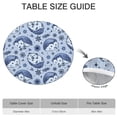 thumbnail image 6 of Blue Cute Hedgehog Round Fitted Tablecloth with Elastic Edge,Dining Table Cover Waterproof,Outdoor Round Tablecloth for Camping,Dining,Indoor and Outdoor, 6 of 7