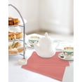 thumbnail image 4 of Pure Coral Red Kitchen Dish Towels for Drying Dishes Set of 3, Simple Solid Color Waffle Weave Microfiber Hand Tea Bathroom Towels Quick Dry & Absorbent Towel 12x12, 4 of 7