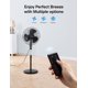 thumbnail image 4 of Ventilador de pedestal PELONIS de 16'' con control remoto y temporizador, 4 of 8