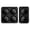 Black, variant on Baseball Ice Mold, 2-Cavity Silicone Ice Cube Tray Makes Large Ice Spheres, Whiskey Ice Ball Maker with Funnel & Leak-Proof Lid, Reusable Tray for Cocktails