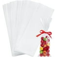 thumbnail image 1 of Bolsas de celofán transparentes de 3x9 pulgadas, 200 unidades, para galletas, dulces, manualidades caseras, regalos de fiesta, 1 of 9