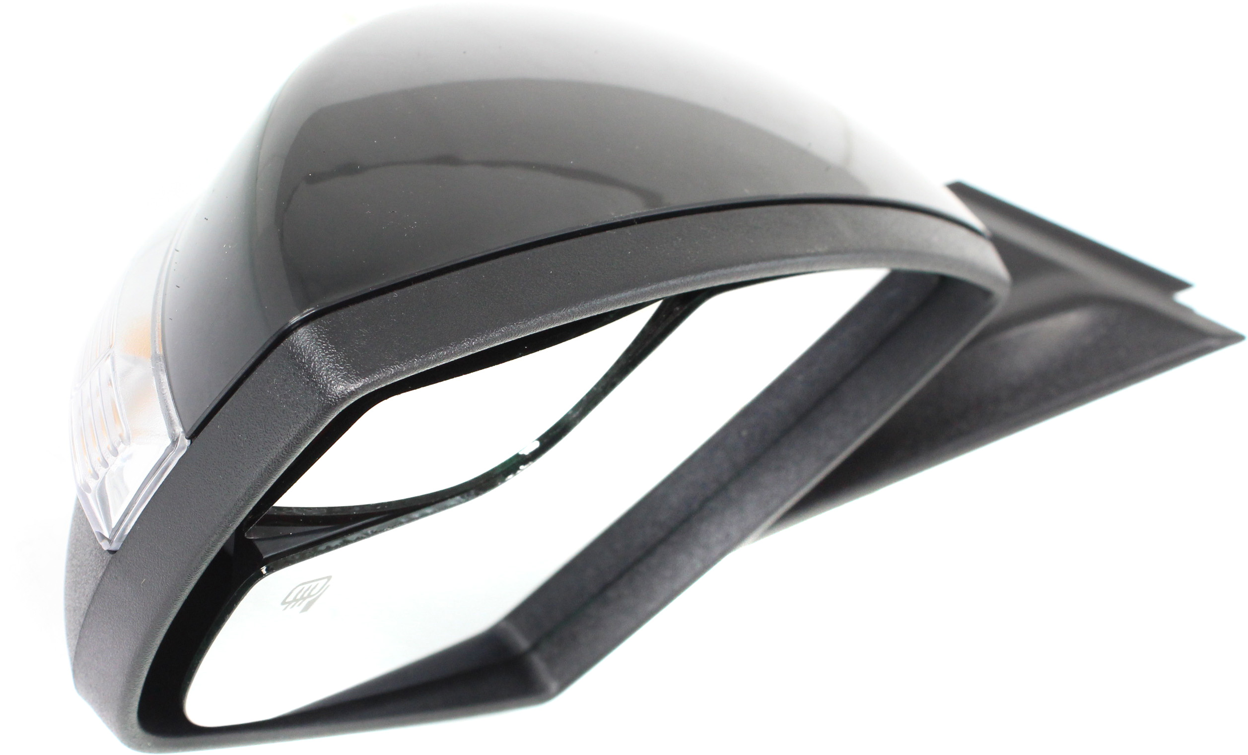Mirror Compatible With 2015-2018 Ford Focus Left Driver Side Heated w/ Blind Spot Corner Glass In-housing Signal Light Paintable Kool-Vue