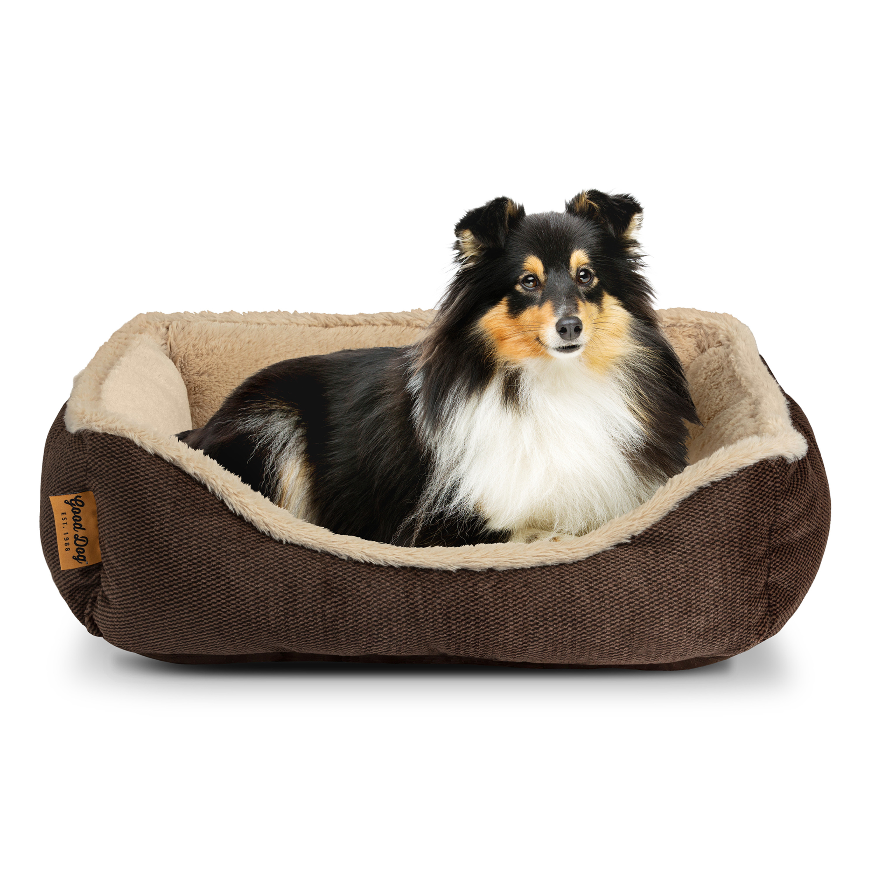 Arden Selections Small Dog Bed for Small Dogs 21" x 19" Tufted