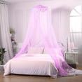 thumbnail image 2 of Princess Dome Mosquito Net Mesh Bed Canopy Bedroom Decoration Luxury Princess Bed Canopy Mosquito Net for Girl, Teens or Over Baby Crib in Nursery, 2 of 7