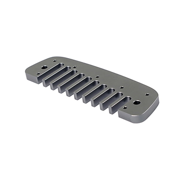 Eigraketly Peine de armónica, accesorio de instrumento de superficie lisa, placa de lengüeta de escala cromática Accesorios para instrumentos musicales Gris Eigraketly OD023534-03