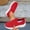 Red, variant on Women's Plus Size Knit Sock Sneakers, Slip-On Platform Walking Shoes, Breathable and Lightweight for Everyday Wear, Casual Activities and Outdoor Use Yellow 40