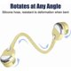 thumbnail image 2 of Neck Fan,Bladeless Fan USB Rechargeable 360° Cooling Personal Fan 3 Speeds Adjustable Strong Wind for Men Women Outdoor Indoor, 2 of 5