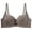 Coffee, variant on Womens Bras Solid Thin Strap Push up Back Closure Breathable Fixed Cups Lift Open Back Brassiere
