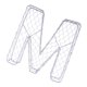 thumbnail image 4 of 2xIron Alphabet Soporte de de Ambre Soporte para Pntas Sunnimix Maceta suculenta, 4 of 8
