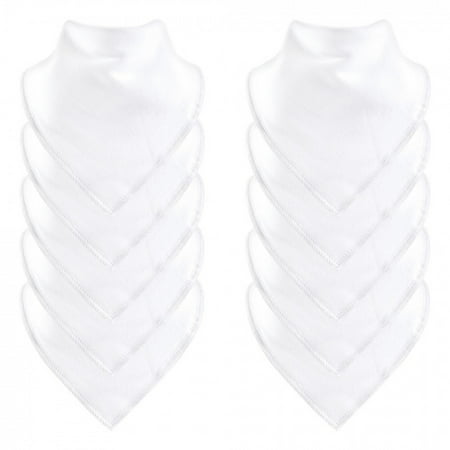 UPC: 0660168560329 | Hudson Baby Infant Cotton Fleece Bandana Bibs 10pk  White  One Size