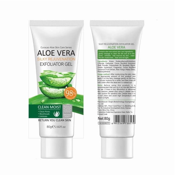 PiGOGI Moisturizing Exfoliating Gel 80g Gentle Face Scrub Dead Skin Removal Hydrating Skin Care