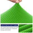 thumbnail image 3 of CHOK 2024 Texture Grid Slipcover Stretch Box Seat Cushion Cover (3 Pcs  Khaki), 3 of 5