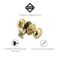 thumbnail image 5 of Design House Cambridge 2-Way Latch Interior Passage Door Knob, Polished Brass, 5 of 5