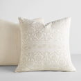 thumbnail image 5 of 2-Pack Decor Throw Pillows in Cotton Slub Antique Floral and Acrylic Knit by Comfort Canopy, 5 of 10
