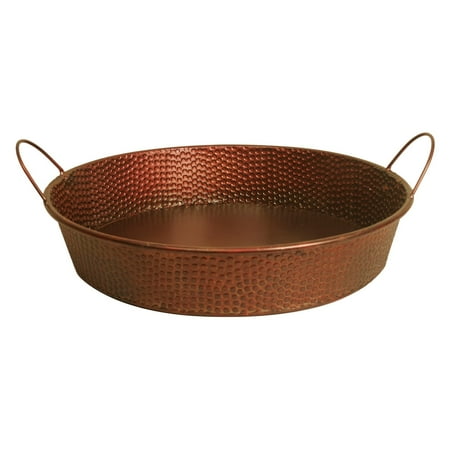 - Wald Import Hammered Metal Decorative Tray