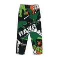 thumbnail image 5 of Disketp Dinosaur Skeleton Print Women'S Comfy Pajama Pants Casual Drawstring Palazzo Lounge Wide Leg Pants, 5 of 9