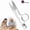 Silver, variant on Spring-Action Thread Nippers, Sewing Scissors for Fabric Cutting, Sharp Knife Edge Stainless Steel Tailor Shears, Precision Snips & Seam Cutter for Sewing Supplies, Crafting (1, silver)
