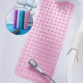 thumbnail image 3 of Boovnll Bathroom Rugs, Bathtub and Shower Mats Extra Long Non Slip Bath Mats 39.4 X 16 Inches Bathroom Mats with Suction Cups Machine Washable Soft Shower Floor Mats, Bath Mat, 3 of 7