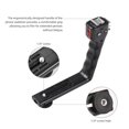 thumbnail image 2 of Mobile Phone L-Bracket Holder Video Rig Handheld Stabilizer Kit including Macro Lens + Phone Clip + Phone Holder with Dual Hot Shoe Mounts 1/4in Screw Hole Support BT Connection Remote Contr, 2 of 6