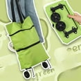 thumbnail image 4 of Foldable Hand Cart With Wheels Lightweight Portable Wagon For Home Garden Grocery, 4 of 6