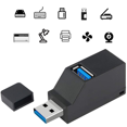 thumbnail image 4 of USB 3.0 3-port Hub (2 USB 2.0 + USB 3.0), Data Hub for And PCs and Other USB 3.0 Compatible Devices BLACK, 4 of 8
