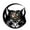 Without LED, variant on Meow Cat Head Wall Clock Black Cat Vinyl Record Clock Wall Art Cat Shop Decor Vintage Animals Cat Lover Home Decorative Clock Without LED