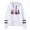 White, variant on Fesfesfes Women Hooded Casual Solid Christmas Long Sleeve Hoodie Sweatshirt Tops Under $10