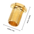 thumbnail image 4 of CRILSTYLEO 6Jgo Tornillos Dorados Para Afinador De Guitarra Acústica Con Arandelas Y Tuercas De Fijación, 4 of 5