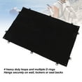 thumbnail image 3 of Military Patch Holder Board, Moral Patches Collection Display Patch Hang Display Poster Panel with 8 Fixing D Rings, 3 of 7