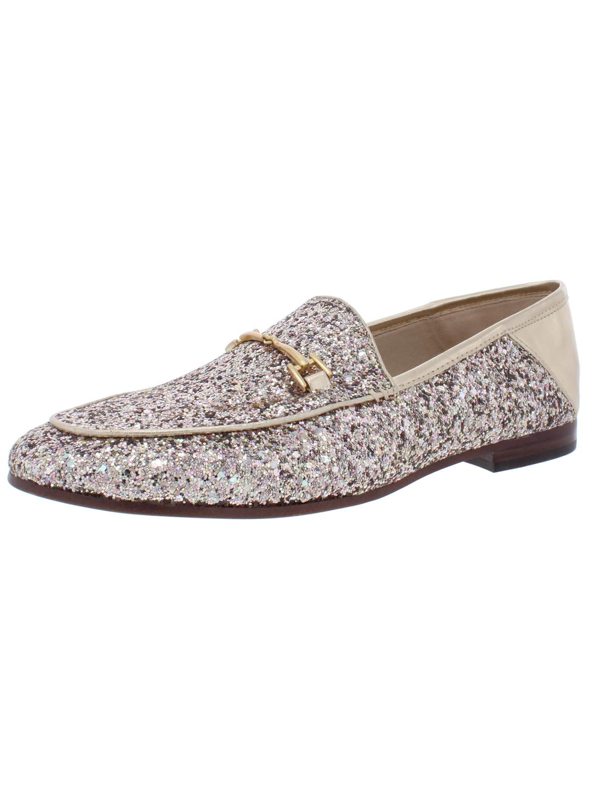 sam edelman loraine loafer gold glitter