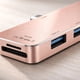 thumbnail image 4 of Adaptador HUB USB-C 6 En 1 HDMI Usb Tarjeta Sd Para Macbook Rosa., 4 of 5
