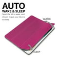 thumbnail image 3 of New iPad 9.7 Inch Case 2018/2017 - Slim Lightweight Smart Shell Folio Cover Case w/ Multi-angle Folding Stand, Smart Auto Wake / Sleep & Apple Pencil Holder Slot for iPad 6th Gen Tablet (Pink), 3 of 8