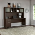 thumbnail image 2 of Somerset 72W Office Desk with Drawers and Hutch - Engineered Wood, 2 of 7