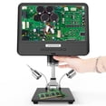 thumbnail image 3 of Microscope,With Two Fill 5x-1200x Microscope 1280 Adjustable 1080p Scope Inch Lcd Display * 800 Adjustable 1280 * 800 8.5 Inch Lcd 800 Adjustable 1080p Microscope 1280 * Ad208s 8.5 Inch, 3 of 7