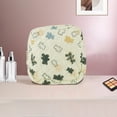 thumbnail image 5 of Unique Bargains 1 Pc Lady Portable Square Lipstick Bag for Vacation Beige Polyester, 5 of 6