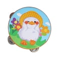 thumbnail image 4 of Pandereta de mano de madera de , instrumentos de percusión, tambor de mano, juguete educativo para juegos, juguetes, karaoke, niños pequeños 15 centímetros, 4 of 8