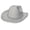 White, variant on Yihuala Cowboy Hat Fedora Bachelorette Party Glitter Cowgirl Hat Bachelorette Party Hat For Bridal Party Western Cowboy Hat