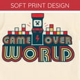 thumbnail image 3 of Minecraft Movie Game Overworld Ringer T-Shirt Toddler to Big Kid, 3 of 5