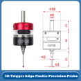 thumbnail image 3 of CNC Anti-Roll 3D Touch Probe Edge Finder to Find the Center Desktop CNC Probe 3D Touch Probe Three-Coordinate -38, 3 of 6