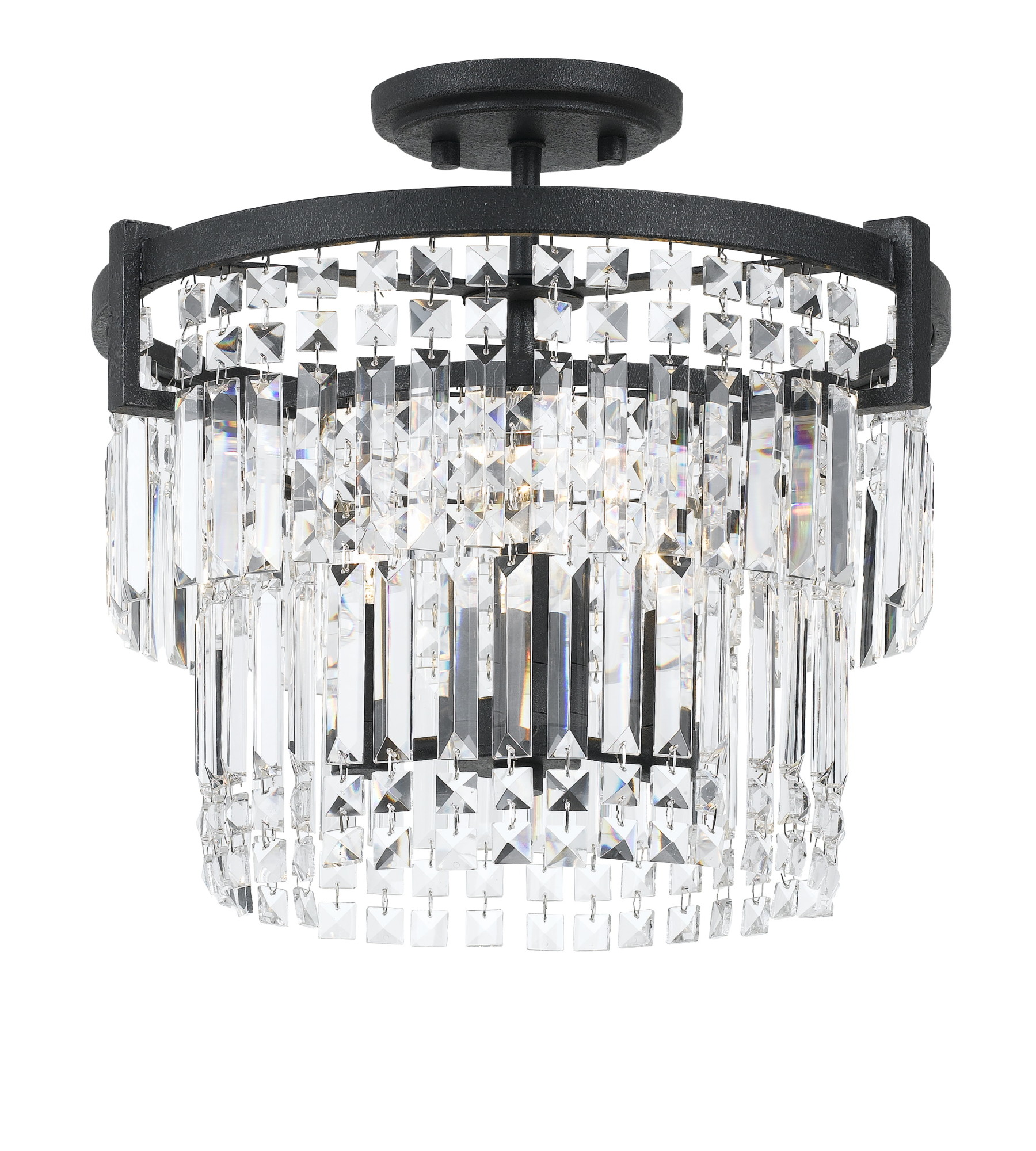 Cal Lighting Fx36473 Murdo 3 Light 15" Wide SemiFlush Waterfall