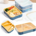 Rectangular Sealed Separate Lunch Box Students Can Microwave The Lunch