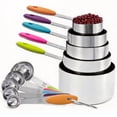 thumbnail image 7 of Measuring Cups and Spoons Set, 10Pcs Stainless Steel Measuring Cups Set, Nesting Measuring Cups with Easy to Read, Kitchen Utensils for Cooking and Baking, 7 of 7