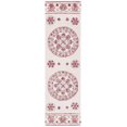 thumbnail image 2 of SAFAVIEH Bellagio Vanessa Floral Wool Runner Rug, Ivory/Red, 2'3" x 8', 2 of 11