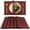 01 | Burgundy, variant on Washable Placemats for Kids Roll Up Set of 4 Washable Heat Resistant Woven Fabric Place Mats for Dinner Table, 13x19, Linen