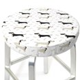 thumbnail image 3 of KLL Dachshund Dog Round Bar Chair Cushion Cover 14 inch ,Bar Stool Protector with Elastic, Soft Washable, 3 of 6