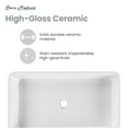 thumbnail image 5 of Adour 25'' Vessel Sink in White, 5 of 18