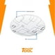 thumbnail image 2 of Plafón redondo decorativo Volteck PLA-501L 8 W, 2 of 7