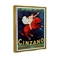 thumbnail image 3 of Stupell Industries Cinzano Vermouth Vintage Ad Graphic Art Metallic Gold Floating Framed Canvas Print Wall Art, Design by Marcus Jules, 3 of 8