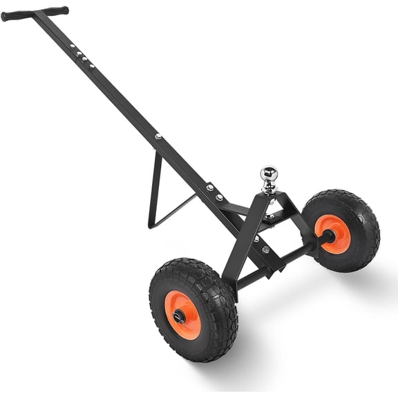 Nilight Boat Trailer Dolly Solid Steel Heavy Duty 600 Pound Capacity with 10" Polyurethane Tires 1-7/8" Hitch Ball
